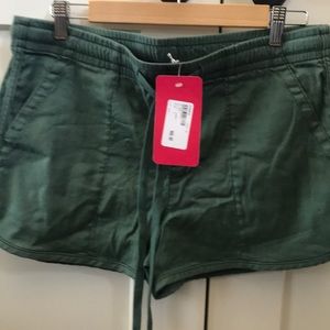 Green shorts